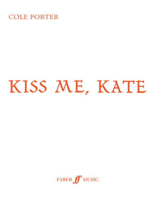 Book cover for Kiss Me, Kate