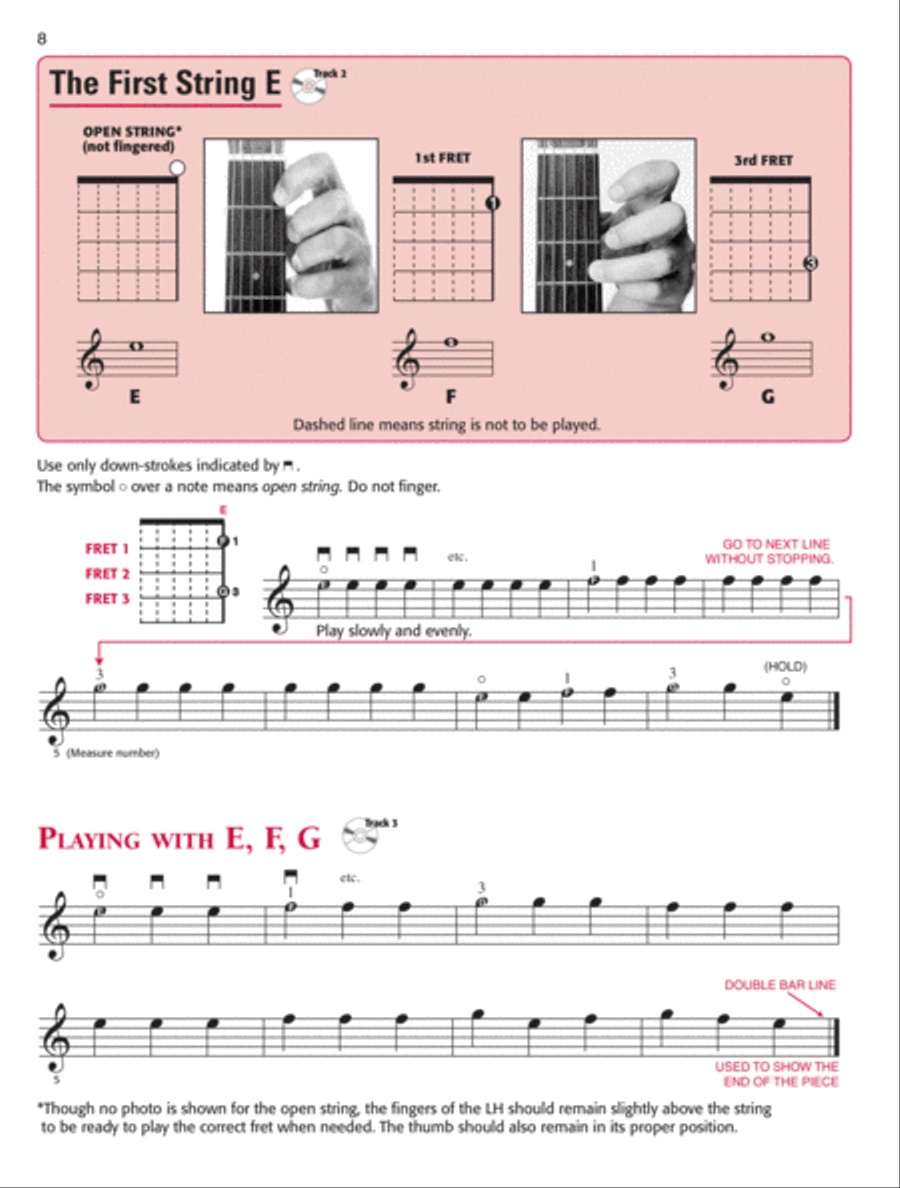 Alfred's Basic Guitar Method, Book 1 Easy Guitar scores gallery preview page 9