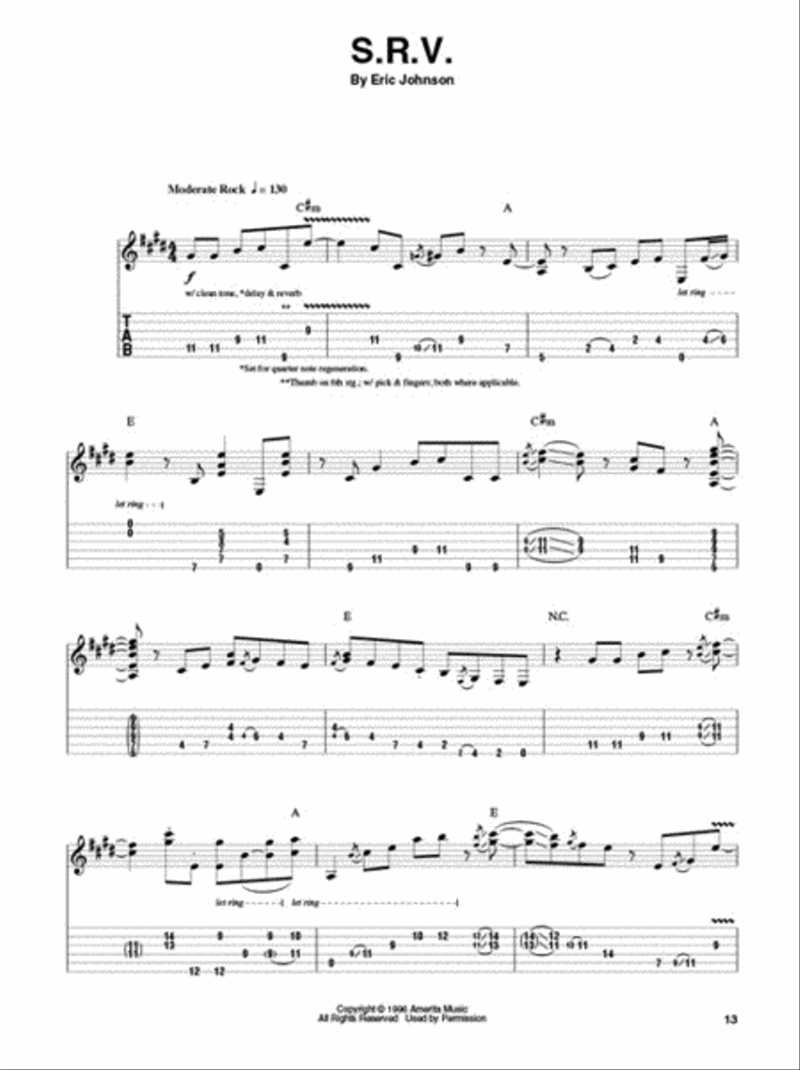 Eric Johnson Electric Guitar scores gallery preview page 4