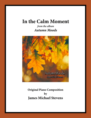Book cover for Autumn Moods - In the Calm Moment