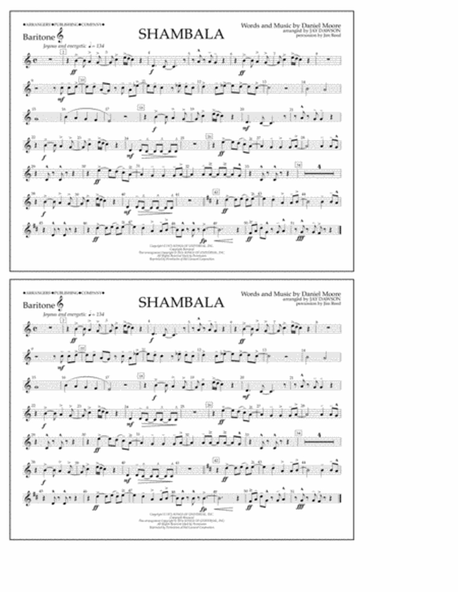 Shambala - Baritone T.C.