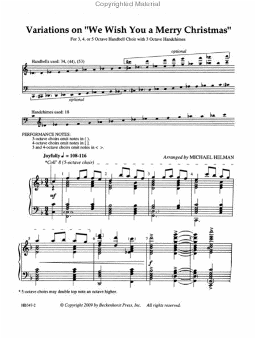 Variations of 