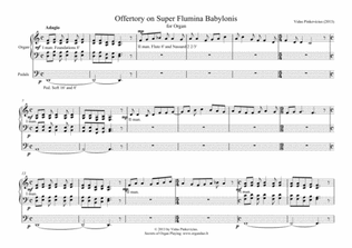 Offertory on Super Flumina Babylonis, Op. 15 (2013)
