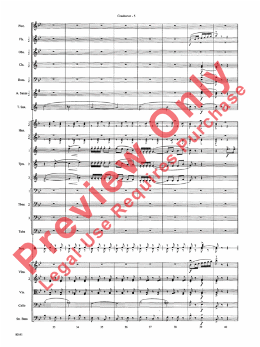 Bugler's Holiday Full Orchestra scores gallery preview page 8