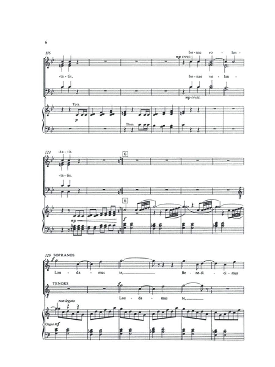 Gloria '1' Gloria '1' 4-Part scores gallery preview page 6