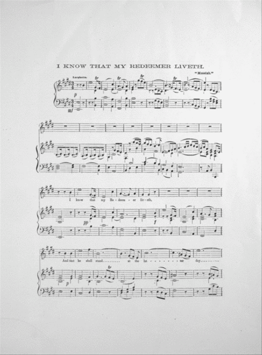 I Know That My Redeemer Liveth Voice scores gallery preview page 2