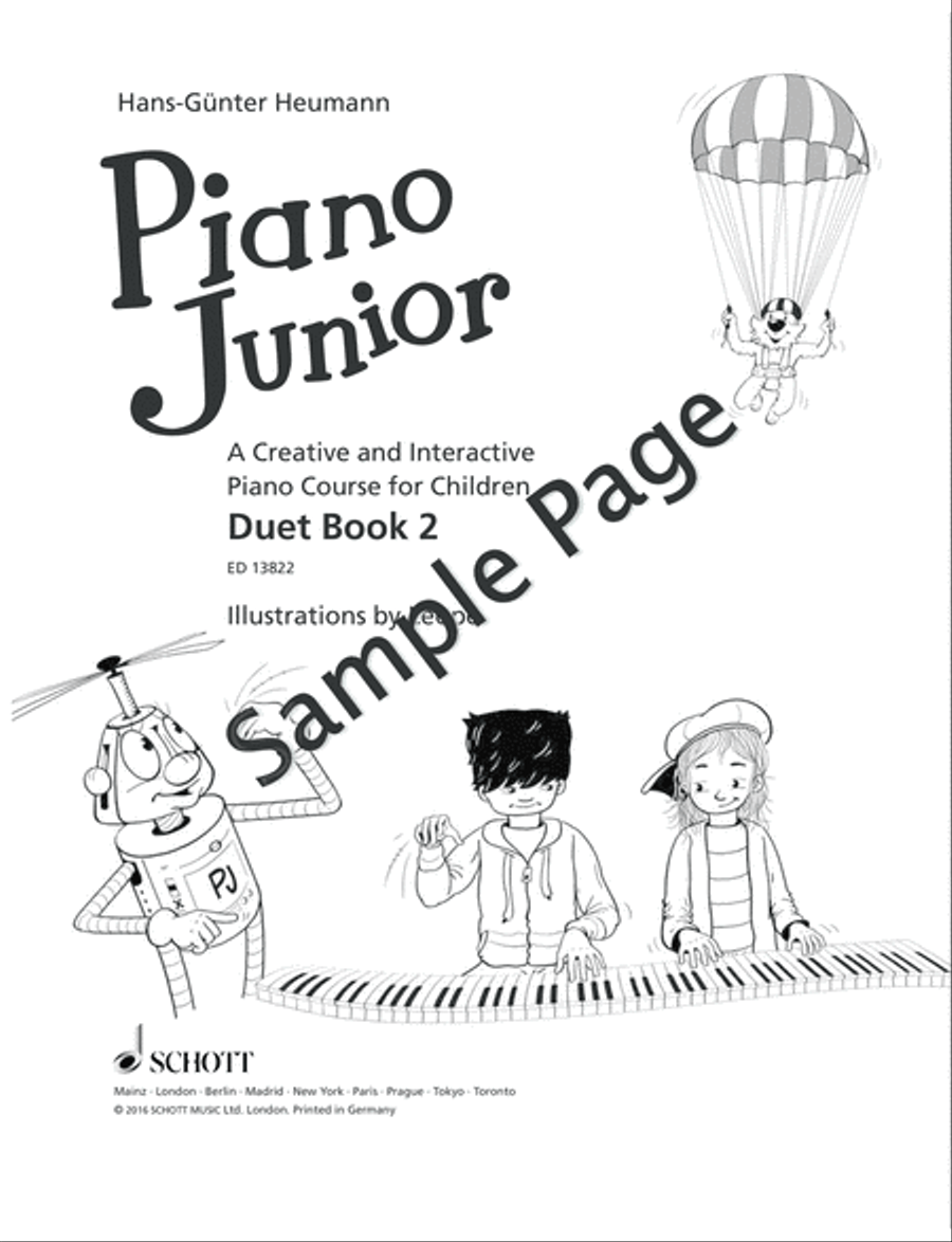 Piano Junior: Duet Book 2 Piano Method scores gallery preview page 2