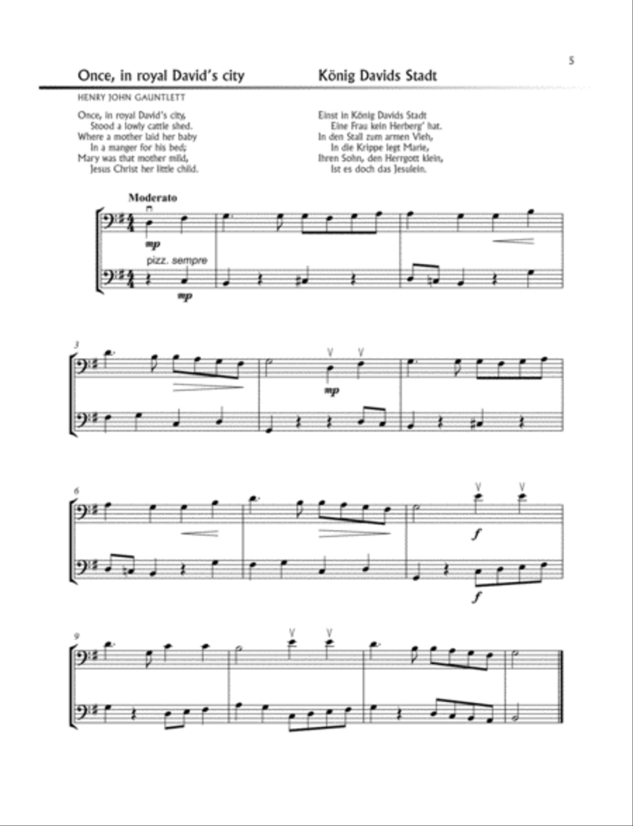 Carol Stringfest String Duet scores gallery preview page 3