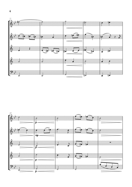 Wagner • Here Comes the Bride (Bridal Chorus) from Lohengrin | woodwind quintet sheet music image number null