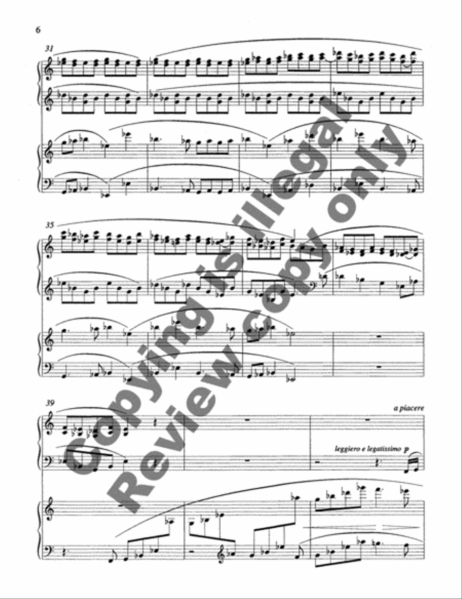 Arabesques & Ostinato Piano Duet scores gallery preview page 11