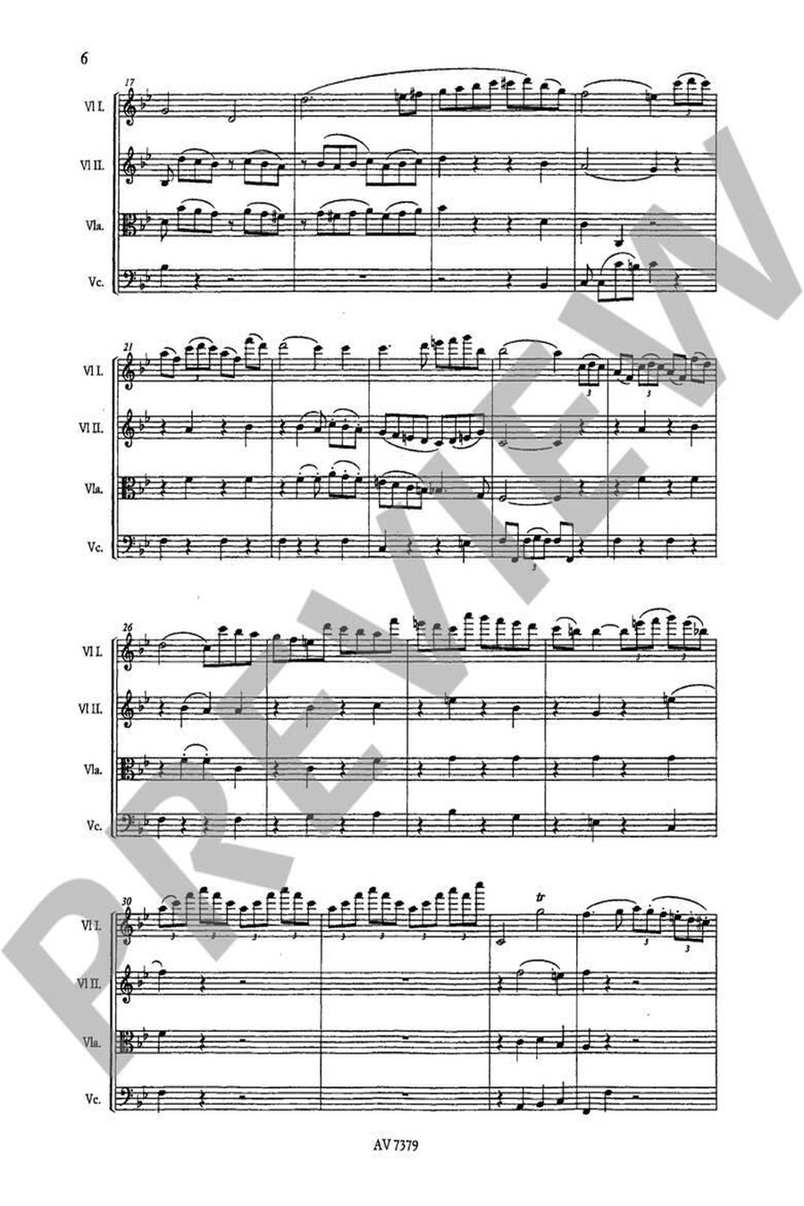 Streichquartett in B String Quartet scores gallery preview page 2