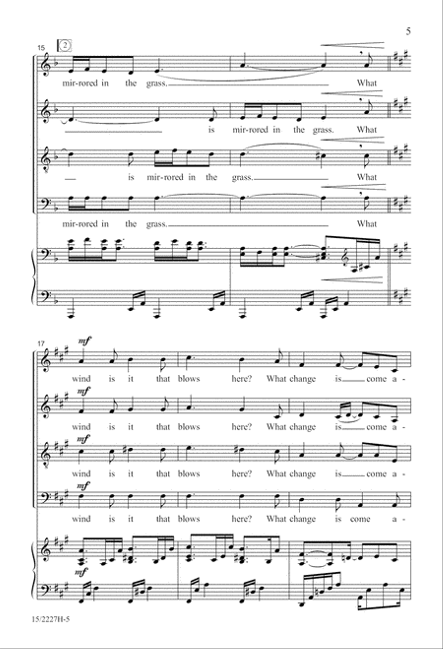 Angel Breathing Out Angel Breathing Out 4-Part scores gallery preview page 6