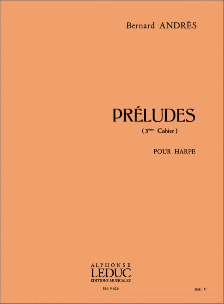 Preludes Vol.3: No.11 - No.15 (harp Solo) Harp scores gallery preview page 1