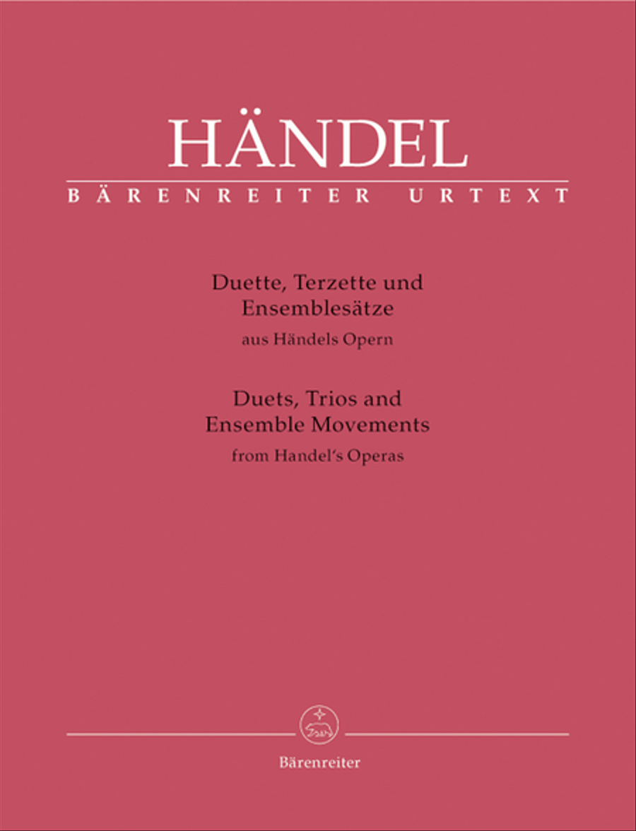 Duets, Trios and Ensemble Scenes from Handel's Operas Voice scores gallery preview page 1