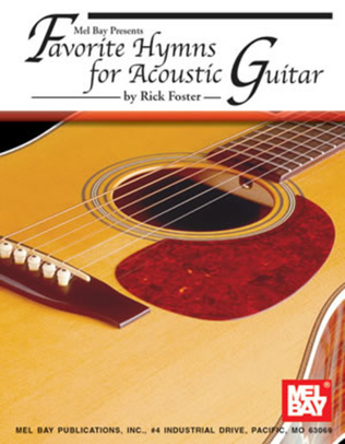 Book cover for Favorite Hymns for Acoustic Guitar