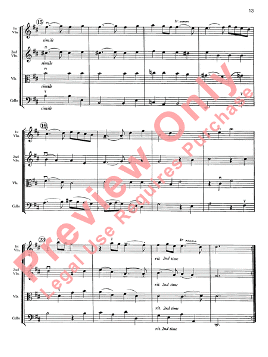 Highland/Etling String Quartet Series: Book 2 String Quartet scores gallery preview page 42