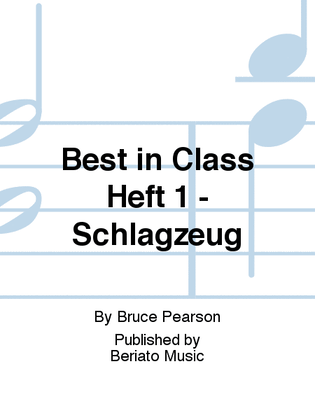 Best in Class Heft 1 - Schlagzeug