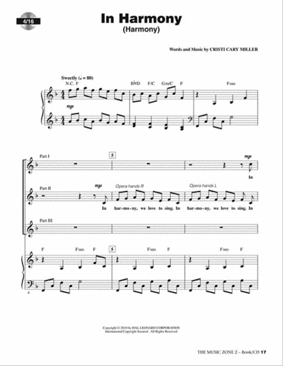 The Music Zone 2 Choir scores gallery preview page 4