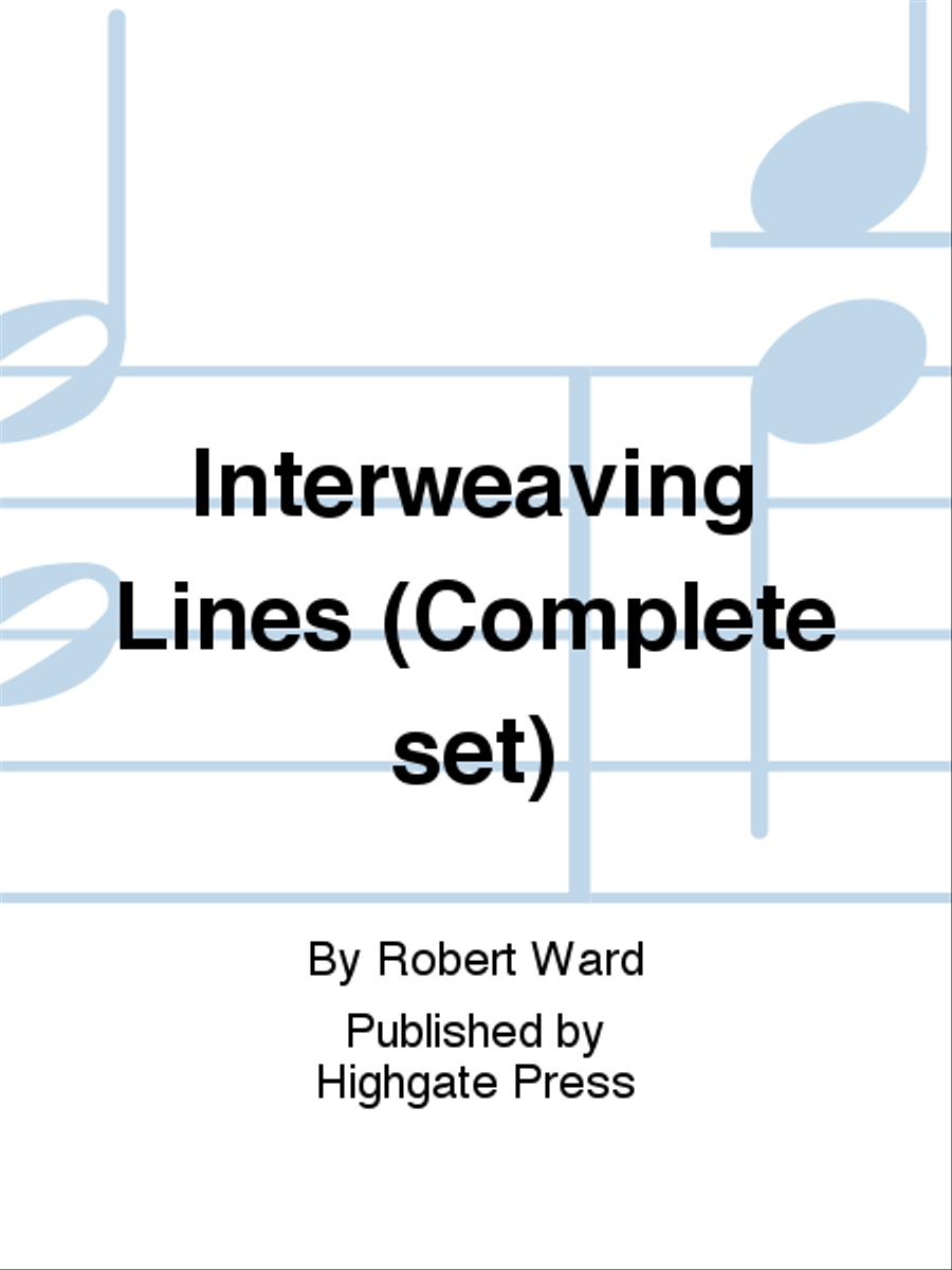 Four Abstractions for Band: 4. Interweaving Lines (Complete set) Concert Band scores gallery preview page 1