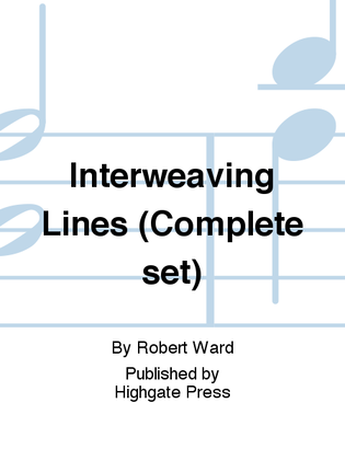 Book cover for Four Abstractions for Band: 4. Interweaving Lines (Complete set)