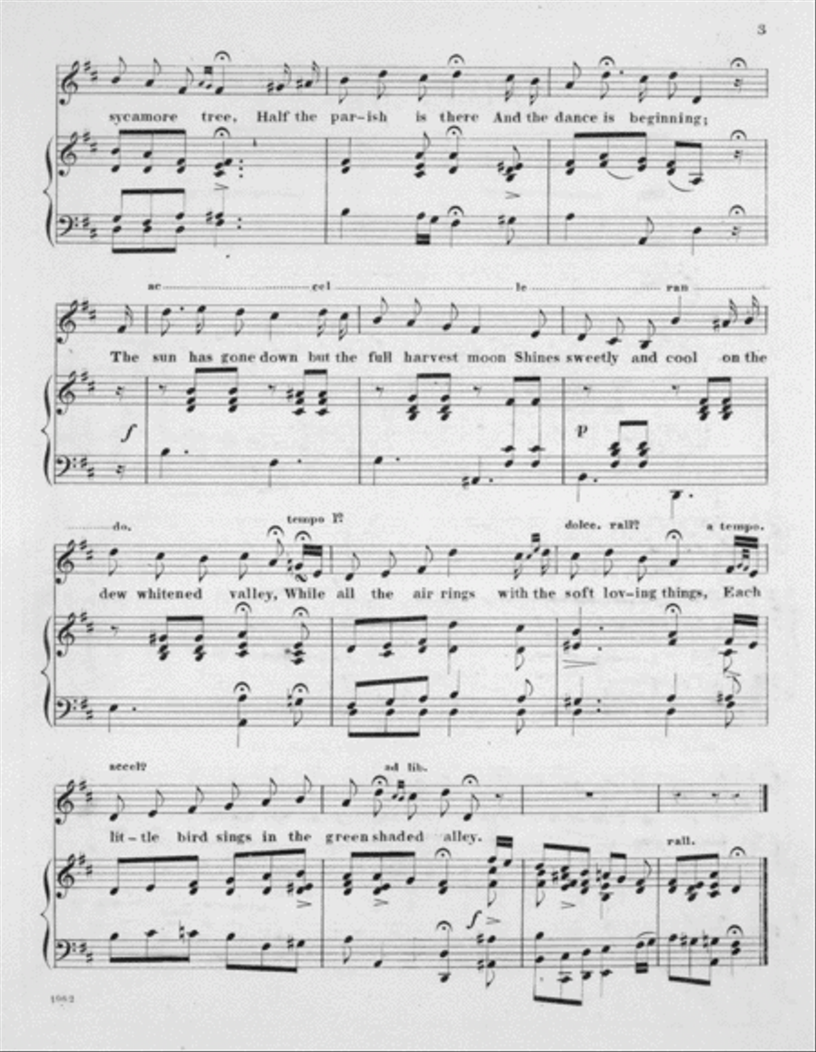 Kitty Nell. Irish Ballad Voice scores gallery preview page 3