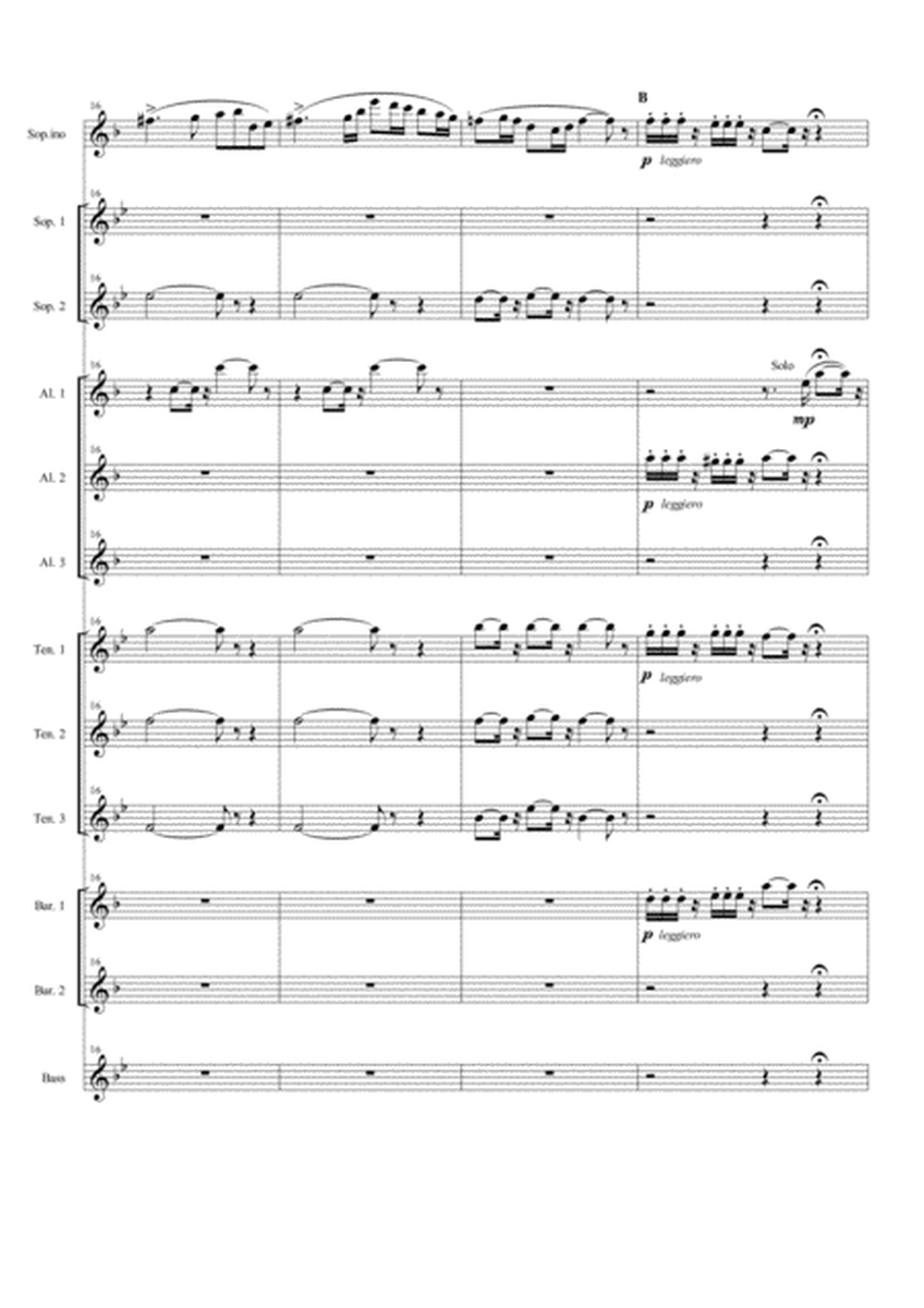 "L'Arlesienne Suite No. 2" for Saxophone Ensemble - Part One image number null
