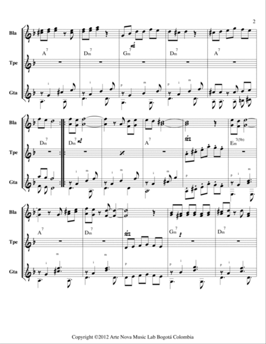 Recuerdos de Abril Recuerdos de Abril Small Ensemble scores gallery preview page 3