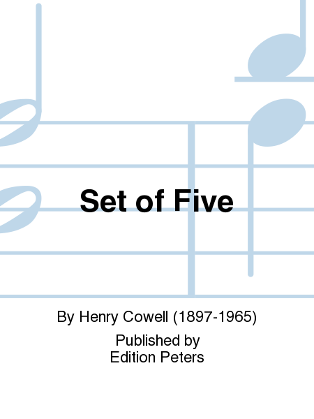 Set of Five by Henry Cowell Violin - Sheet Music