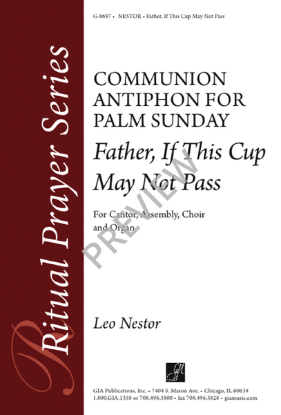 Father, If This Cup May Not Pass