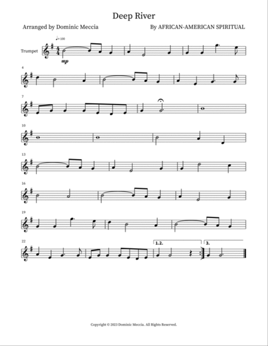 Deep River Small Ensemble scores gallery preview page 3