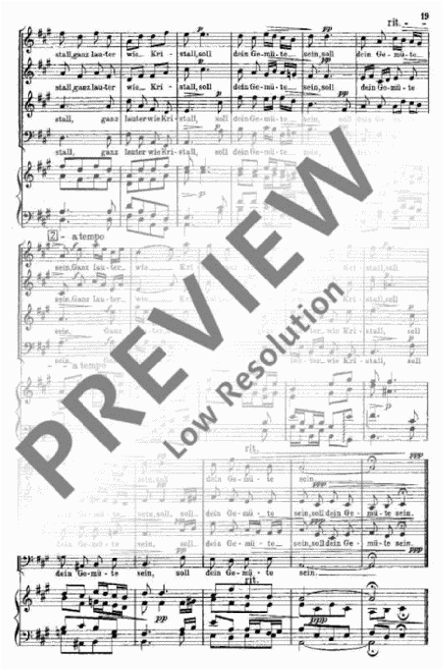 Eine deutsche Singmesse 4-Part scores gallery preview page 19