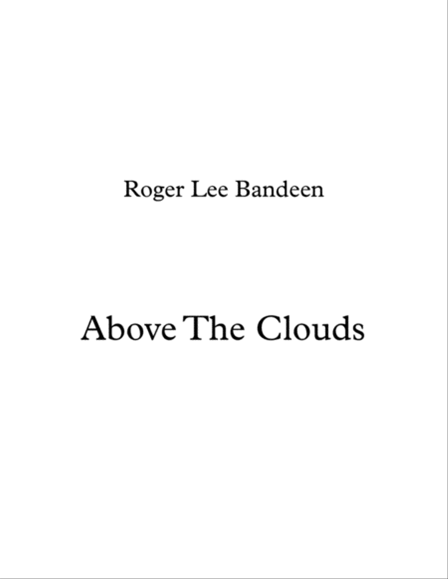 Above The Clouds Piano Solo scores gallery preview page 1