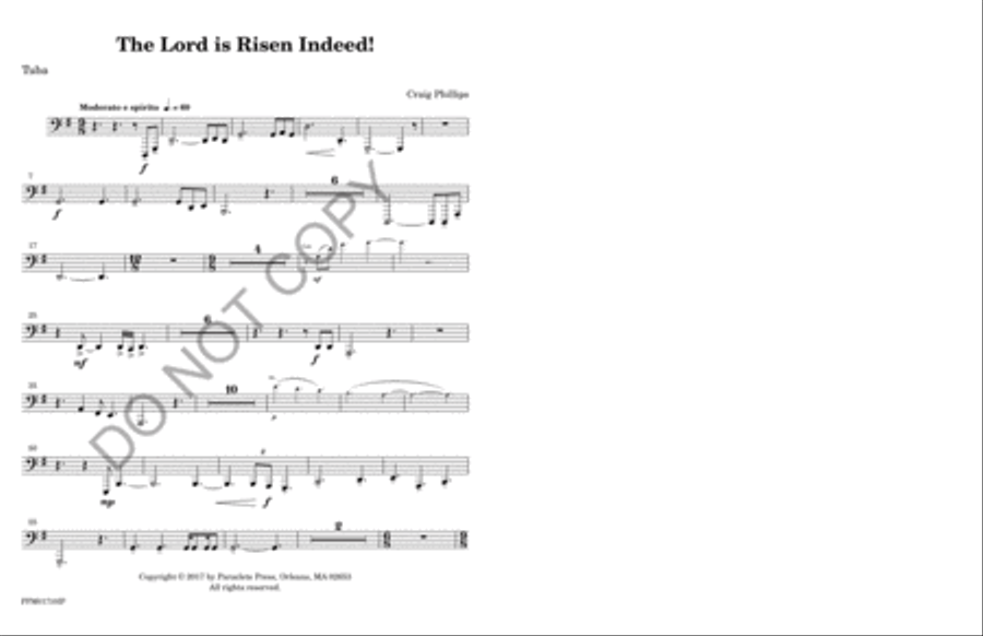 The Lord is Risen Indeed! Horn scores gallery preview page 14