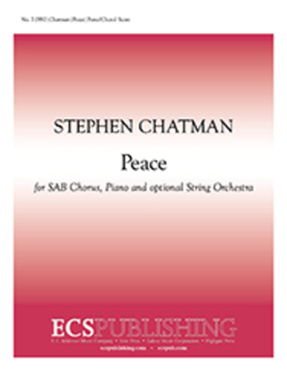 Book cover for Peace (Piano/Choral Score)