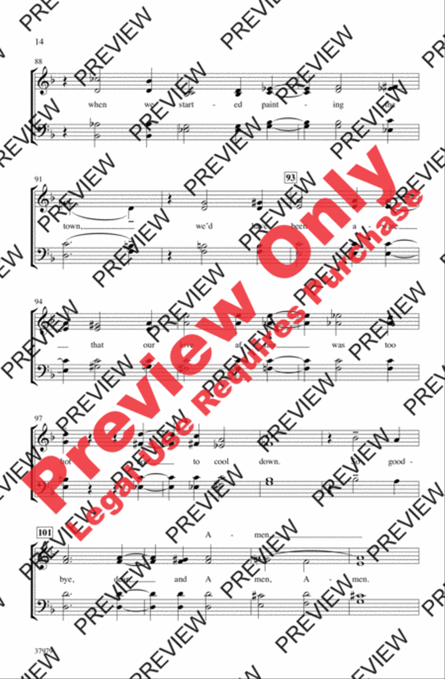 A Cole Porter Jazz Trio 4-Part scores gallery preview page 14