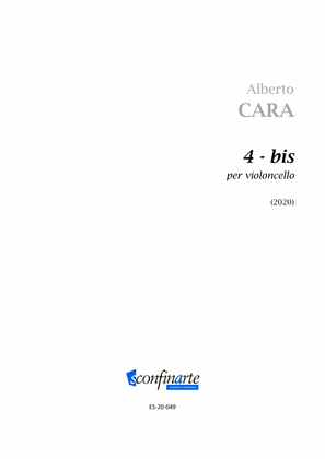 Alberto Cara: 4-BIS (ES-20-049)