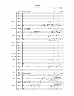Rhapsody, Op. 79, No. 2
