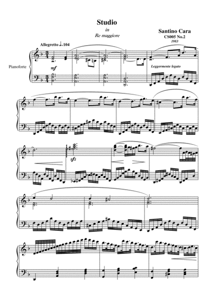 CS005 - Three Studies for piano image number null