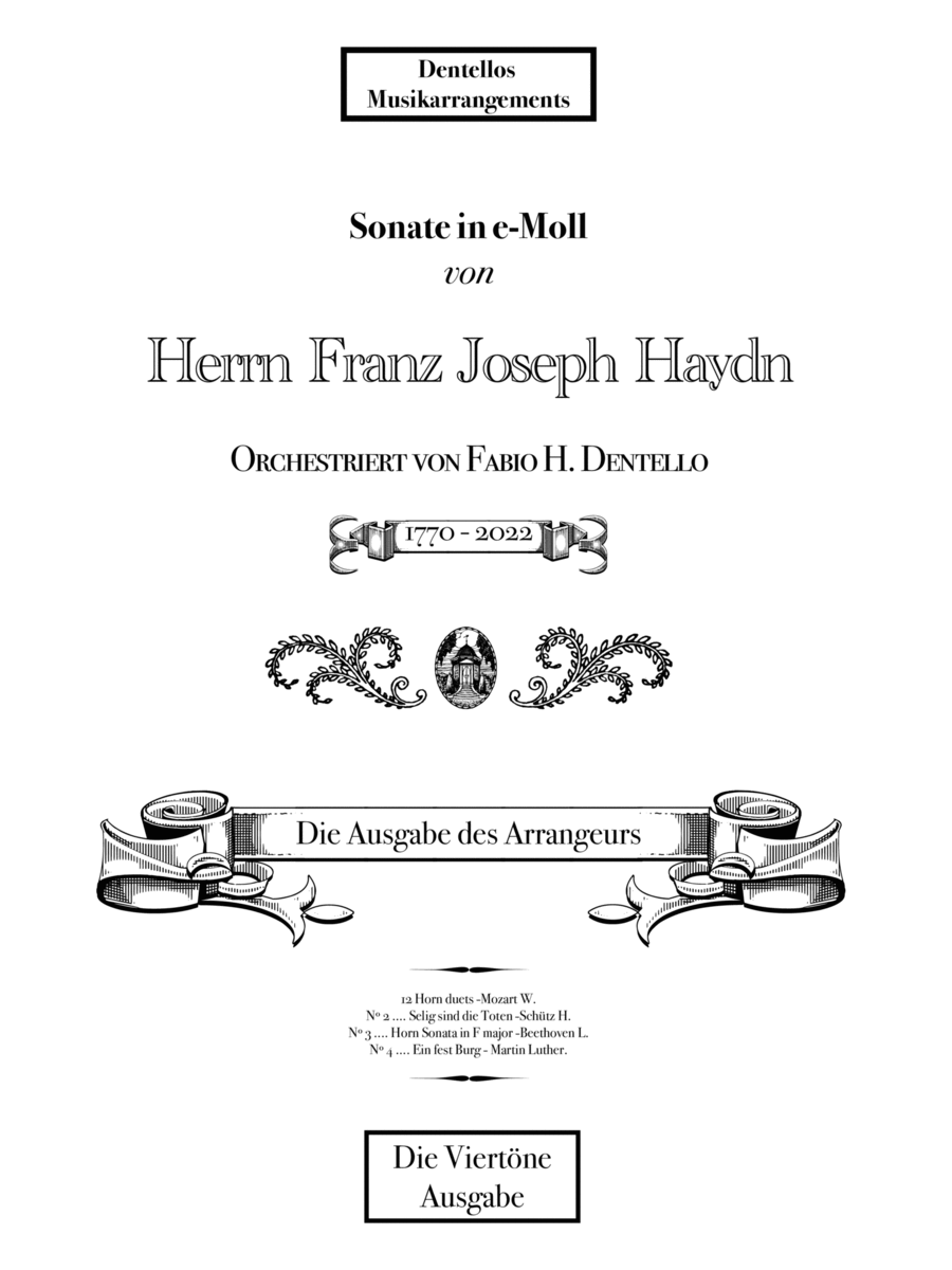 Haydn's Sonata in E Minor image number null