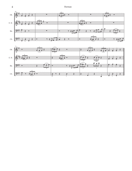 Herman for double reed quartet image number null