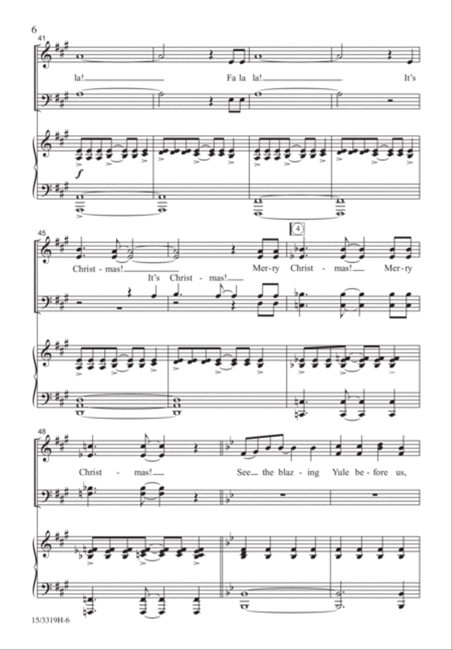 It's Christmas! It's Christmas! 4-Part scores gallery preview page 6