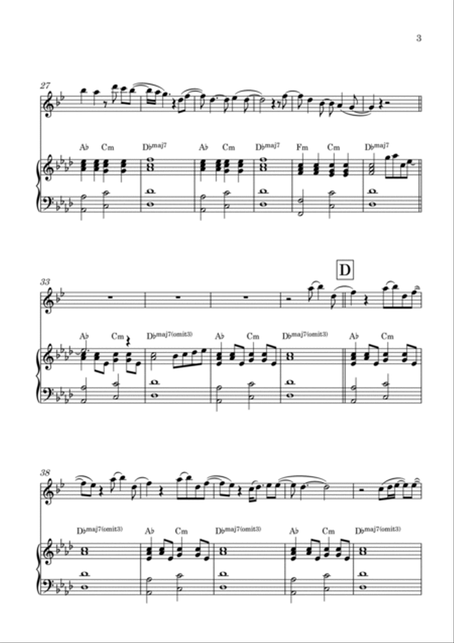 What Was I Made For? What Was I Made For? B-Flat Clarinet scores gallery preview page 3
