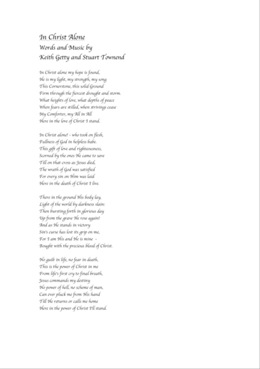 In Christ Alone Celtic Harp scores gallery preview page 3
