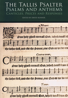 Book cover for The Tallis Psalter – Psalms and Anthems