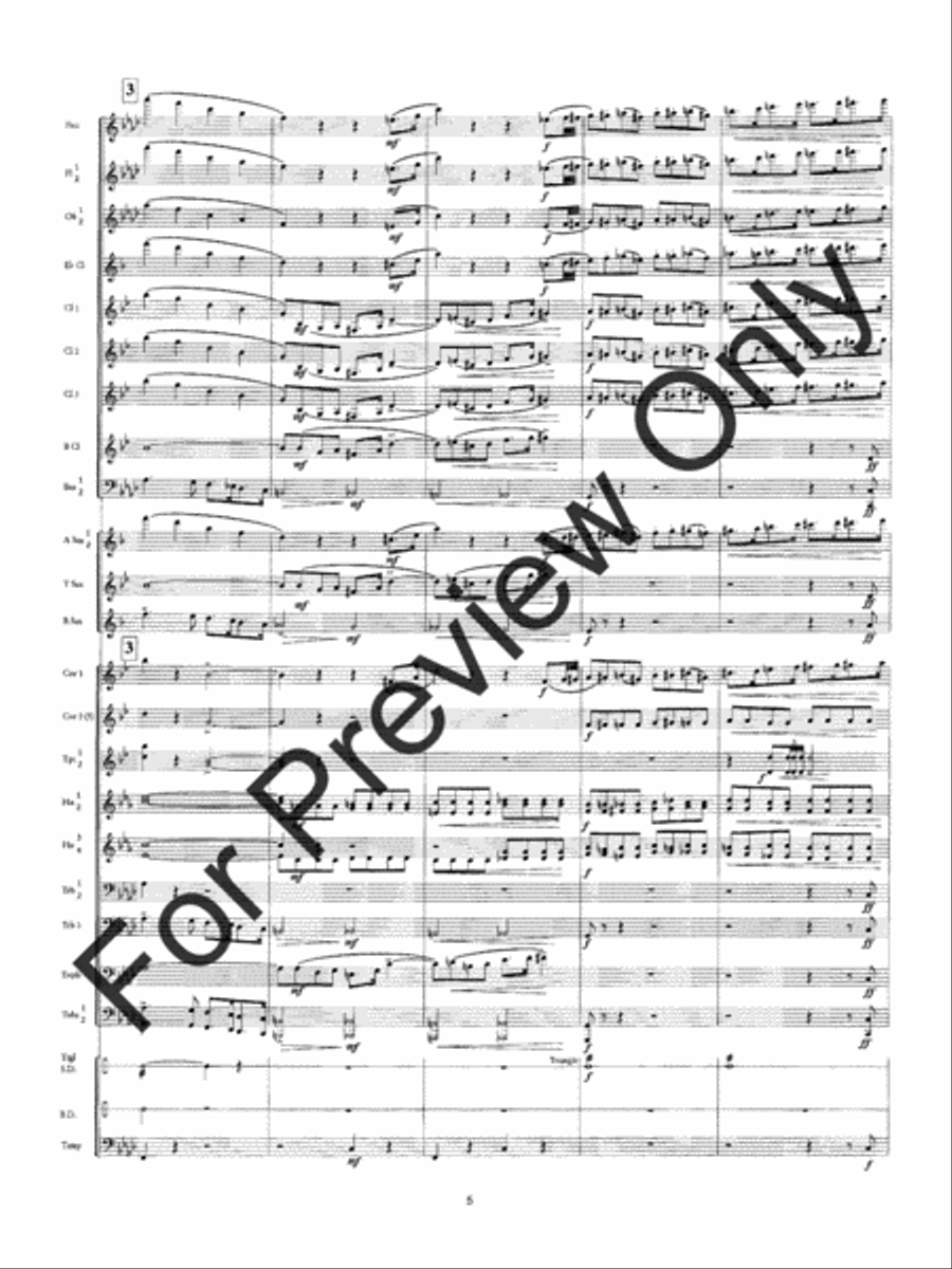 Symphony #3 Slavyanskaya - Full Score