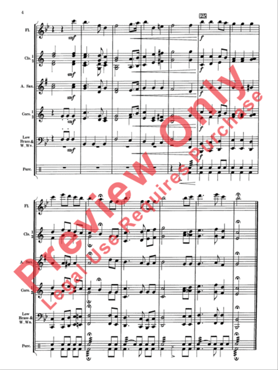 The Star-Spangled Banner The Star-Spangled Banner Concert Band scores gallery preview page 5