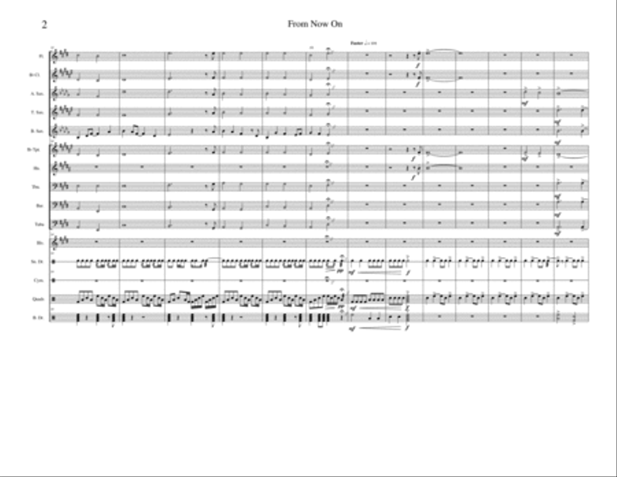 From Now On From Now On Drum Set scores gallery preview page 2