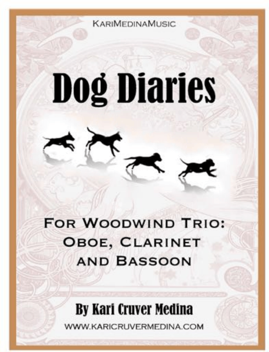 Dog Diaries - for Woodwind Trio Woodwind Trio scores gallery preview page 1