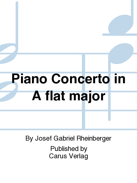Piano concerto in A flat major (Klavierkonzert in As)