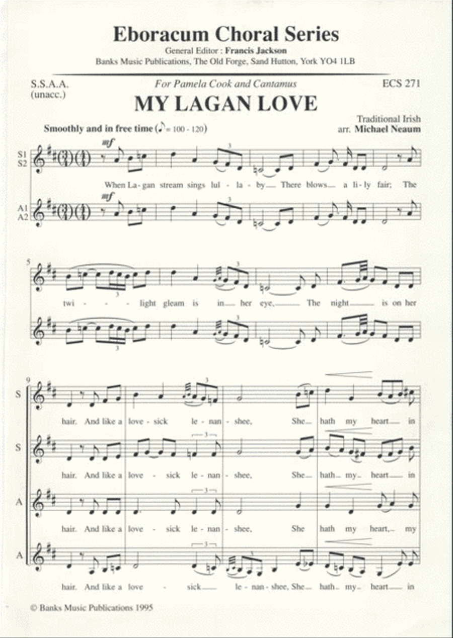 My Lagan Love SSAA scores gallery preview page 1